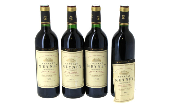 4 B St ESTEPHE Ch MEYNEY 1988 Cordier