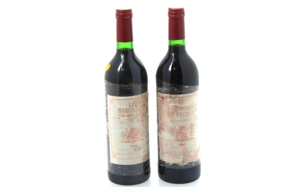  2 B Le Baronnet de Pichon Pauillac 1983