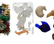 Collection d'animaux miniatures de diffé