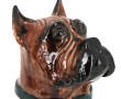 Tête de boxer, faïence années 50. H 18,5