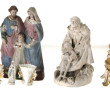 Ste Famille, sujet ancien en biscuit pol