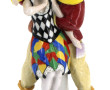 "Pierrot et Colombine", sujet en porcela