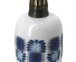 Lampe BERGER, en porcelaine blanche et b