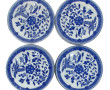 10 assiettes à dessert en porcelaine chi