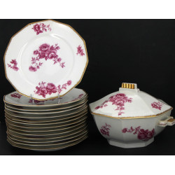 LIMOGES - Service de table en porcelaine