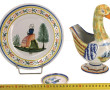HB et Henriot Quimper - Lot de 3 pièces 