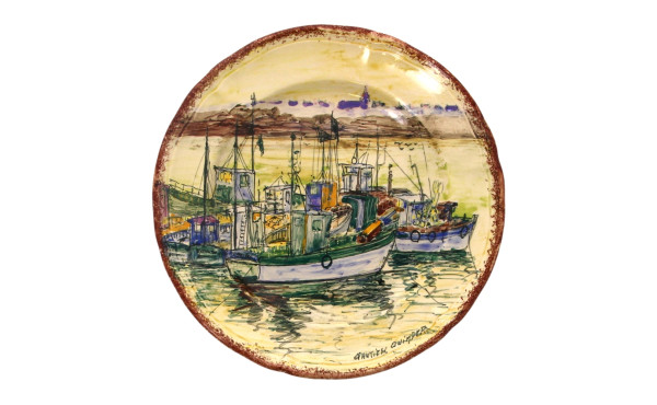 GAUTIER Quimper - Assiette en faïence po