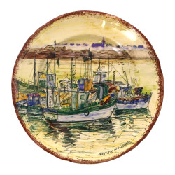 GAUTIER Quimper - Assiette en faïence po