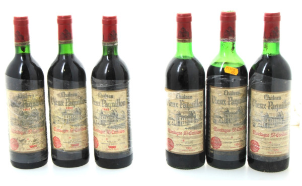 MONTAGNE St EMILION - Lot de 6 bouteille