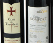BORDEAUX - Lot de 5 bouteilles: - 2 B C