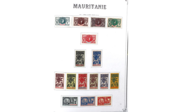 MAURITANIE - Collection de 167 TP neufs 