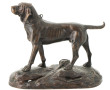 Léon BUREAU (1866-1906) "Chien de chasse