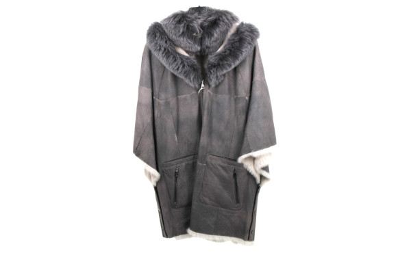 INTUITION Paris - Manteau femme gris en 