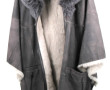 INTUITION Paris - Manteau femme gris en 