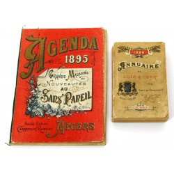 Lot comprenant un Annuaire 1898 de Loir-