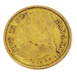 Pièce de 10 Lire "1867" Pie IX, Vatican.