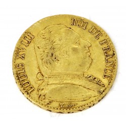 Pièce de 20 F or Louis XVIII "1815 A"