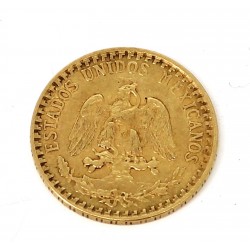 Pièce de 2 pesos en or, "1920", poids 1,