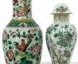 CHINE - Vase balustre en porcelaine poly