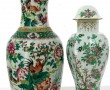 CHINE - Vase balustre en porcelaine poly
