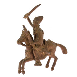 "Cavalier en armes", sujet en bronze en 