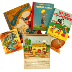 ENFANTINA - 6 livres illustrés vintages 
