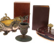 Petit lot d'objets anciens comprenant : 