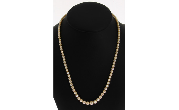 Collier de perles de culture en chute, f