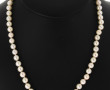 Collier shoker en perles de culture, fer