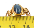 Bague en or jaune 18 carats sertie d'une