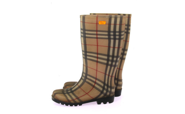 BURBERRY'S - Paire de bottes en caoutcho