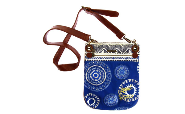 DESIGUAL - Sac de dame en toile bleu et 