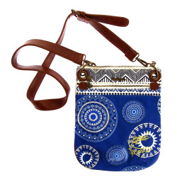 DESIGUAL - Sac de dame en toile bleu et 