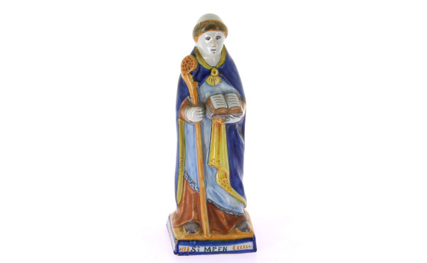 HB QUIMPER - "St Méen", statuette en faï