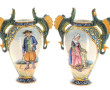 HENRIOT Quimper - Garniture de cheminée 