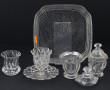 BACCARAT - Petit vase en cristal moulé d