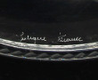 LALIQUE France - Assiette en cristal à d