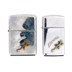 ZIPPO - 2 briquets "Lézard" en 2 tailles