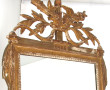 Miroir XVIIIème en bois sculpté et doré 