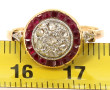 Bague ancienne en or jaune 18 carats, po