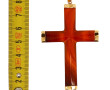 Important pendentif croix en or jaune 18