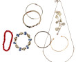 Lot de bijoux fantaisie : 7 bracelets et