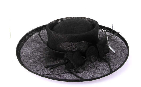 Chapeau de cérémonie noir, marque Marks 