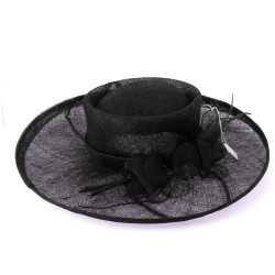 Chapeau de cérémonie noir, marque Marks 