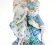 "Couple galant", grand groupe en porcela