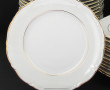 Service de table en porcelaine blanche e