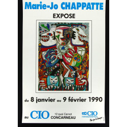 Ensemble d'affiches dont MARIE-JO CHAPPA