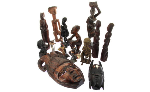 AFRIQUE - Lot de statuettes africaines, 