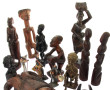 AFRIQUE - Lot de statuettes africaines, 