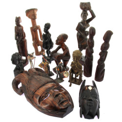 AFRIQUE - Lot de statuettes africaines, 